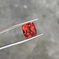 W02009 Large carat gold orange spinel Full fire juice color spinel