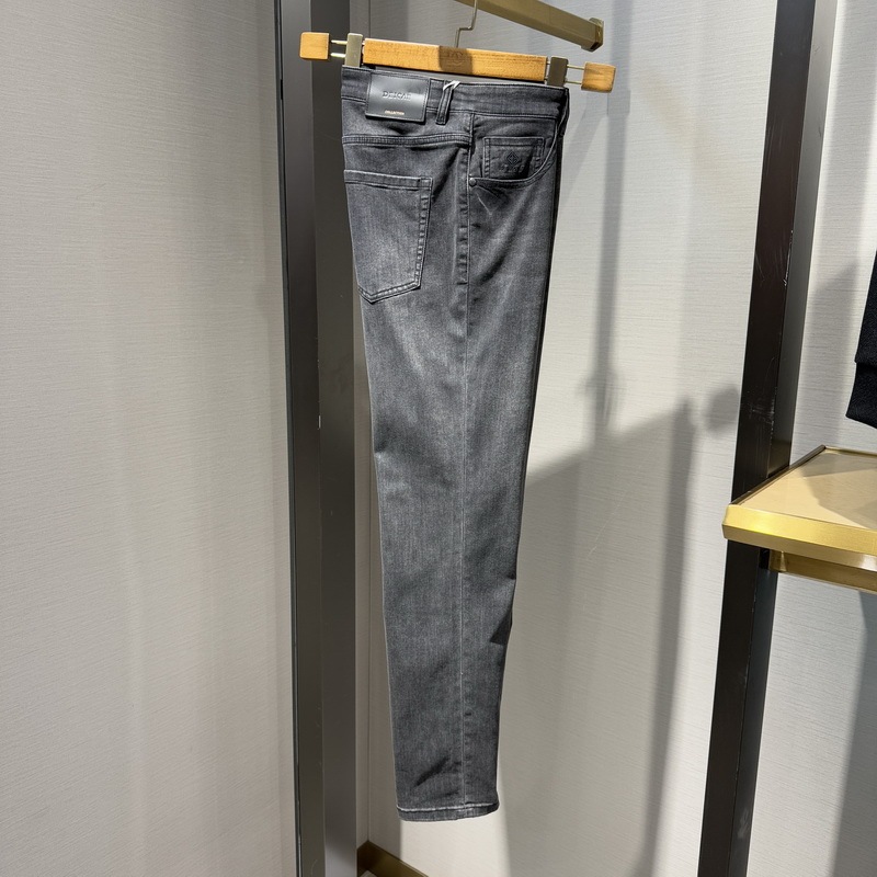 Deicae Men's Spring and Summer Tapered Business Jeans Long Pants 425111246 Tag 1990