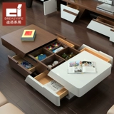 Телевизионный залив Комбинированный телевизионный шкаф Современная простота, легкая роскошная творческая многофункциональная северная телевизионная шкаф.