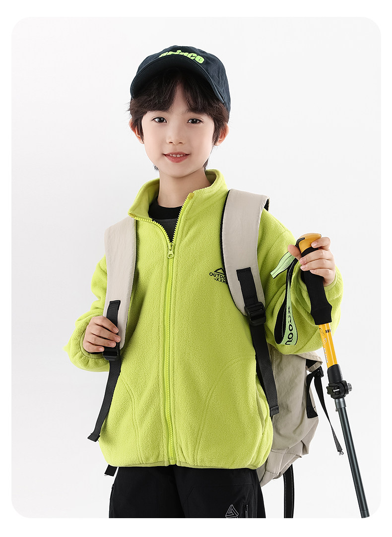 小象汉姆童装儿童山系探险软壳冲锋外套男童防水服2026秋装新款潮 — 47
