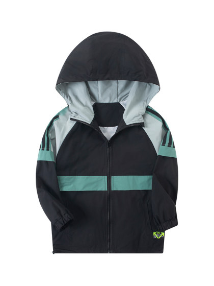 小象汉姆童装男童外套儿童2025春装洋气夹克拉链衫中大童外套帅气