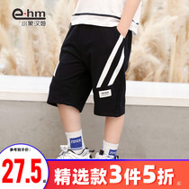 Boys shorts cotton childrens thin casual pants 2021 summer new boys five-point pants sports Korean version of the tide