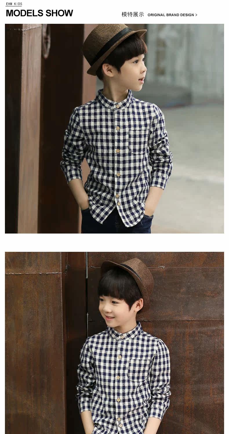 Chemise garcon à manche longue - Ref 2072918 Image 27