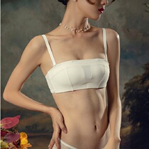 Beauty Back Underwear Woman Summer Thin to gather small breasts without shoulder strap bra non-slip anti-walking light bra