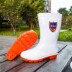Hualuzhong ống cao vệ sinh thực phẩm ủng trắng mưa mưa ủng đi giày trượt giày giày nước giày axit và dầu kiềm giày chống nước Adidas Rainshoes