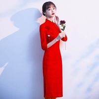 Красный цветной чай улун Да Хун Пао, длинное ципао, подвеска