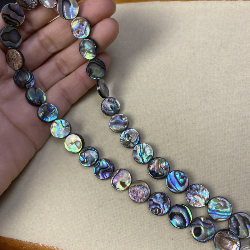 Natural New Zealand Abalone Shell Round Beads Loose Beads Handmade DIY Bracelet Necklace Earrings Pendant Jewelry Accessories Natural New Zealand Abalone Shell Round Beads Loose Beads Handmade DIY Bracelet Necklace Earrings Pendant Jewelry Accessories