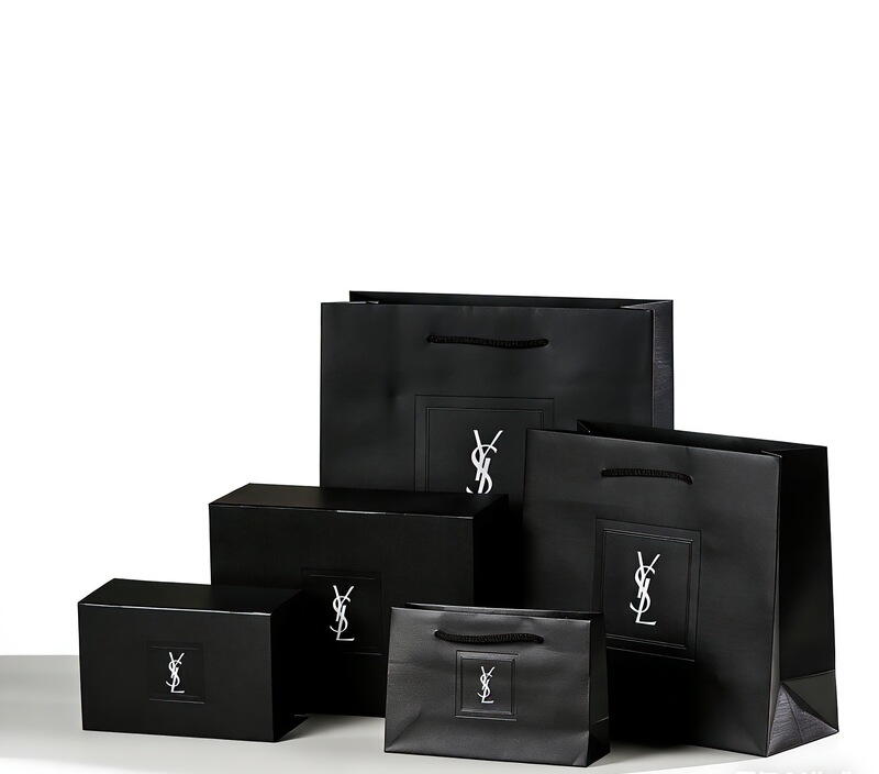 Ysl Saint Laurent Valentine's Day Lipstick Bag Perfume Gift Box Gift Bag Tote Bag for Gifting [Domestic Counters]