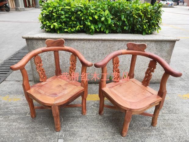 Vietnam Redwood Furniture Half - Finished Product Myanmar Laos Pears Small Coffee Chair Material Clean Beyond