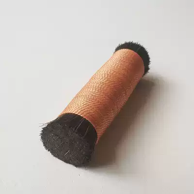 Horse mane brush extension printing horse hair brush edge style stone monument Brown Tiger play cleaning Jade maintenance polishing brush