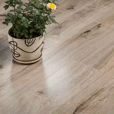 Solid wood composite floor 15mm multi-layer light gray coffee color natural personality office with designer models factory direct sales