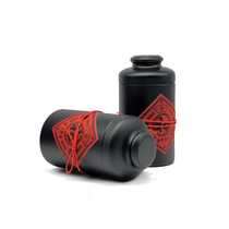 Pig iron tea round cans retro packaging gift box half a catty 2 cans pot uncoated super tinplate whole box criticism