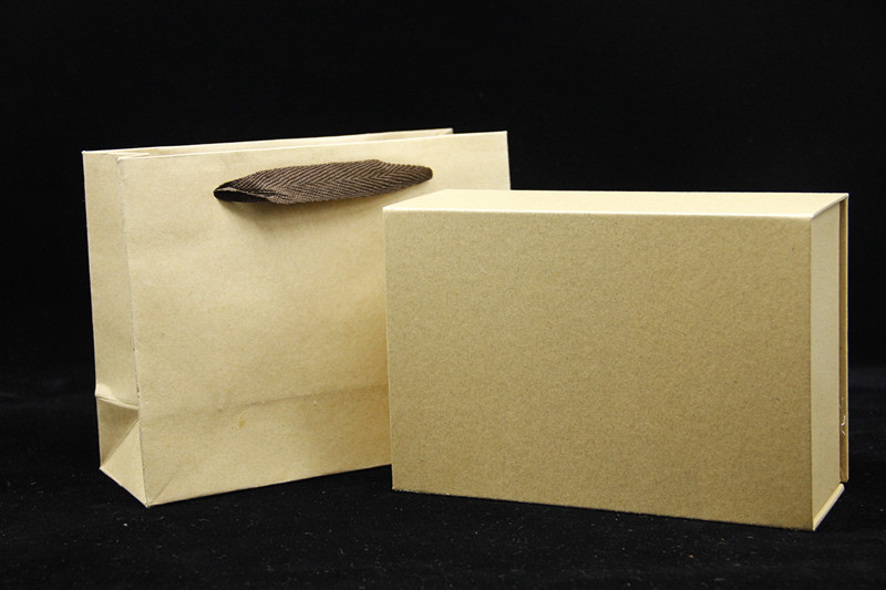 Cowhide color private tea gift mini six cans gift cinnamon tea packaging box rock tea packaging box empty gift box