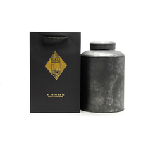 Yitong 9107 vegetarian tea cans bucket food tinplate cans gift box packaging iron cans one pound round cans single can