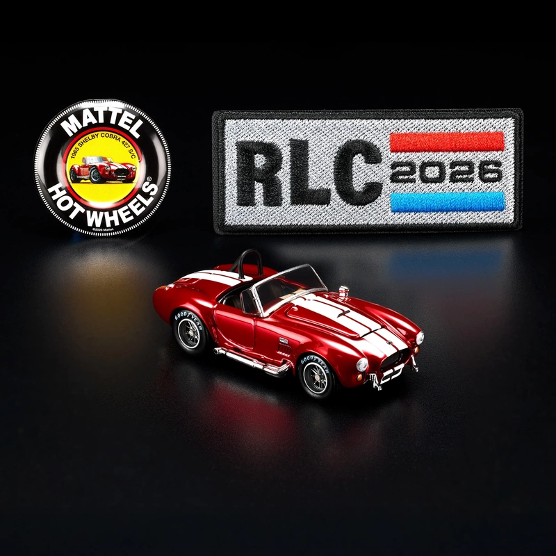 Hot Wheels Rlc Member Car Shelby Cobra 427 S/C Electroplated Red