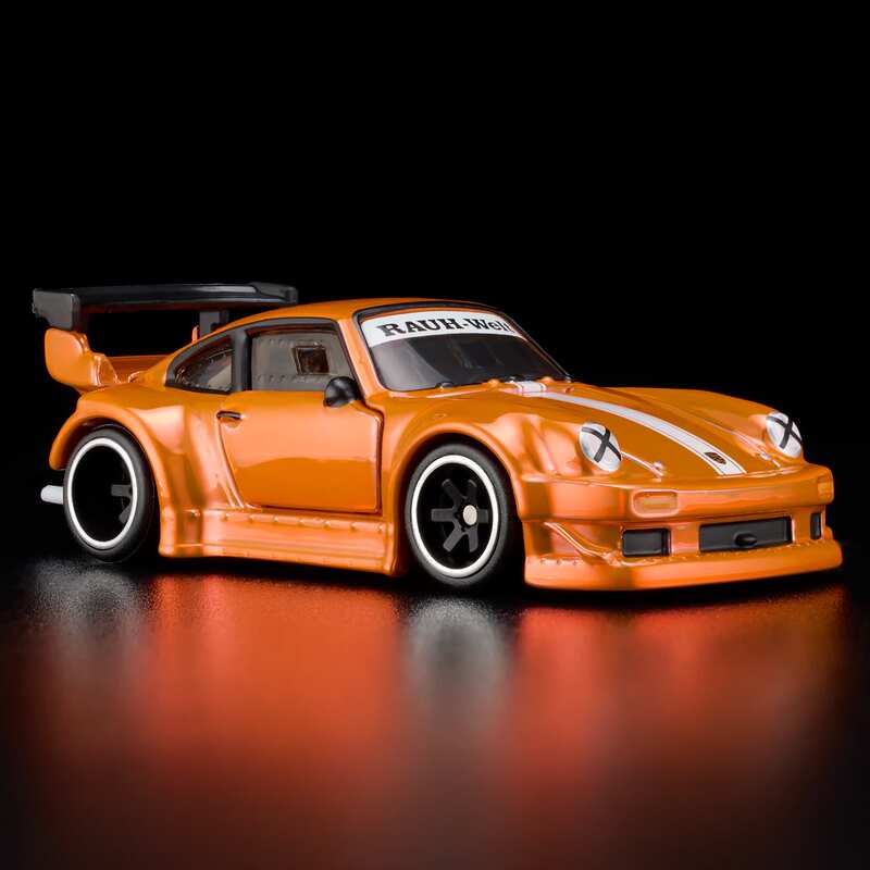 Hot Wheels Rlc 1/64 Porsche 930 Rwb Kei Nishii Electroplated Orange Three-Door Model Hot Wheels Rlc 1/64 Porsche 930 Rwb Kei Nishii Electroplated Orange Three-Door Model
