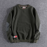 Весенняя утепленная толстовка, трендовый брендовый лонгслив, оверсайз