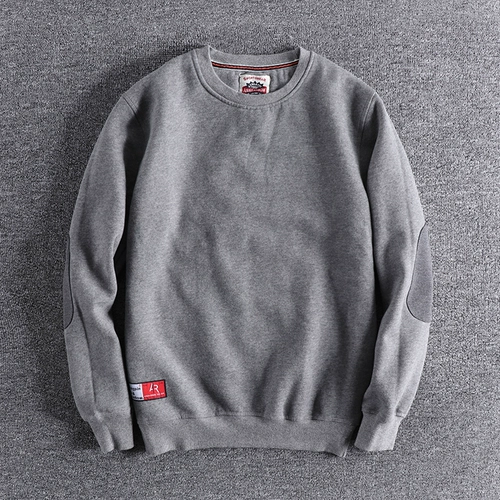 Весенняя утепленная толстовка, трендовый брендовый лонгслив, оверсайз