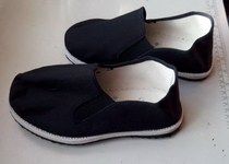Hulusi stage performance rubber-soled cloth shoes adult mens cloth shoes ethnic dance performance black shoes