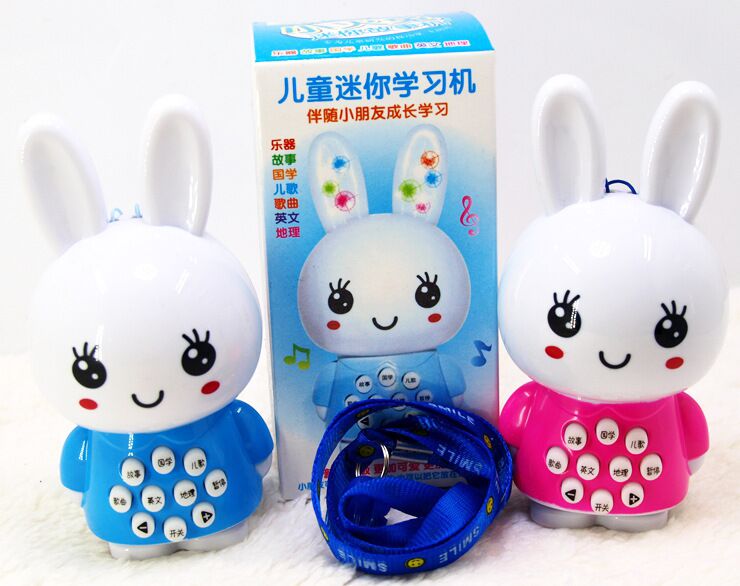 Trẻ em câu đố giáo dục sớm đồ chơi thông minh Mini Bunny Học máy câu chuyện Giáo dục sớm máy học đọc đồ chơi thông minh cho bé 2 tuổi