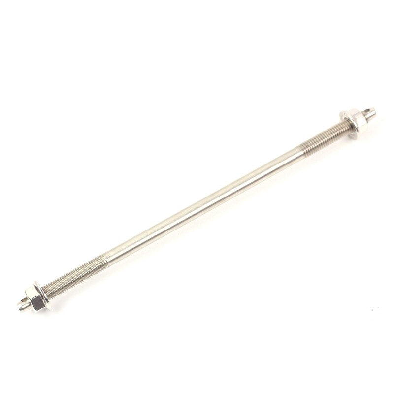 Stainless steel shaft front shaft M10/12mm lengthened color titanium calf burned titanium tortoise Fuxi Hussars BWS modification