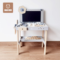 Versatile Artisan Puzzle Toy Suit Multifunction Tool Repair Assembled Building Block Children Boy Girl Bench