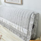 Korean bed head cover series fabric cotton quilted bed head cover plus cotton bed head protective cover leather bed dust cover