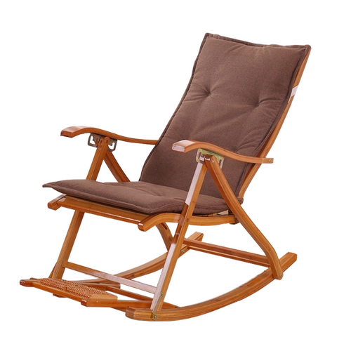 躺椅垫子四季通用棉麻藤椅坐垫靠垫一体夏季午休摇摇椅折叠椅坐垫