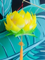 Spring Festival Lantern Festival Flower Lantern Traditional hand-held lotus lamp Finished product