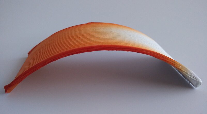 Paper Leaf Handmade DIY Petal Paper 40 Pieces-Orange