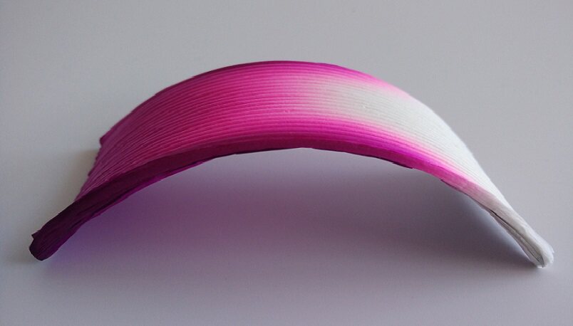 Paper Leaf Handmade DIY Petal Paper 40 Pieces - Dark Pink