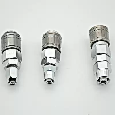 Taiwan SES brand C- type all-steel self-locking oxygen tube pagoda Pu tube pneumatic quick connector Japanese quick connect
