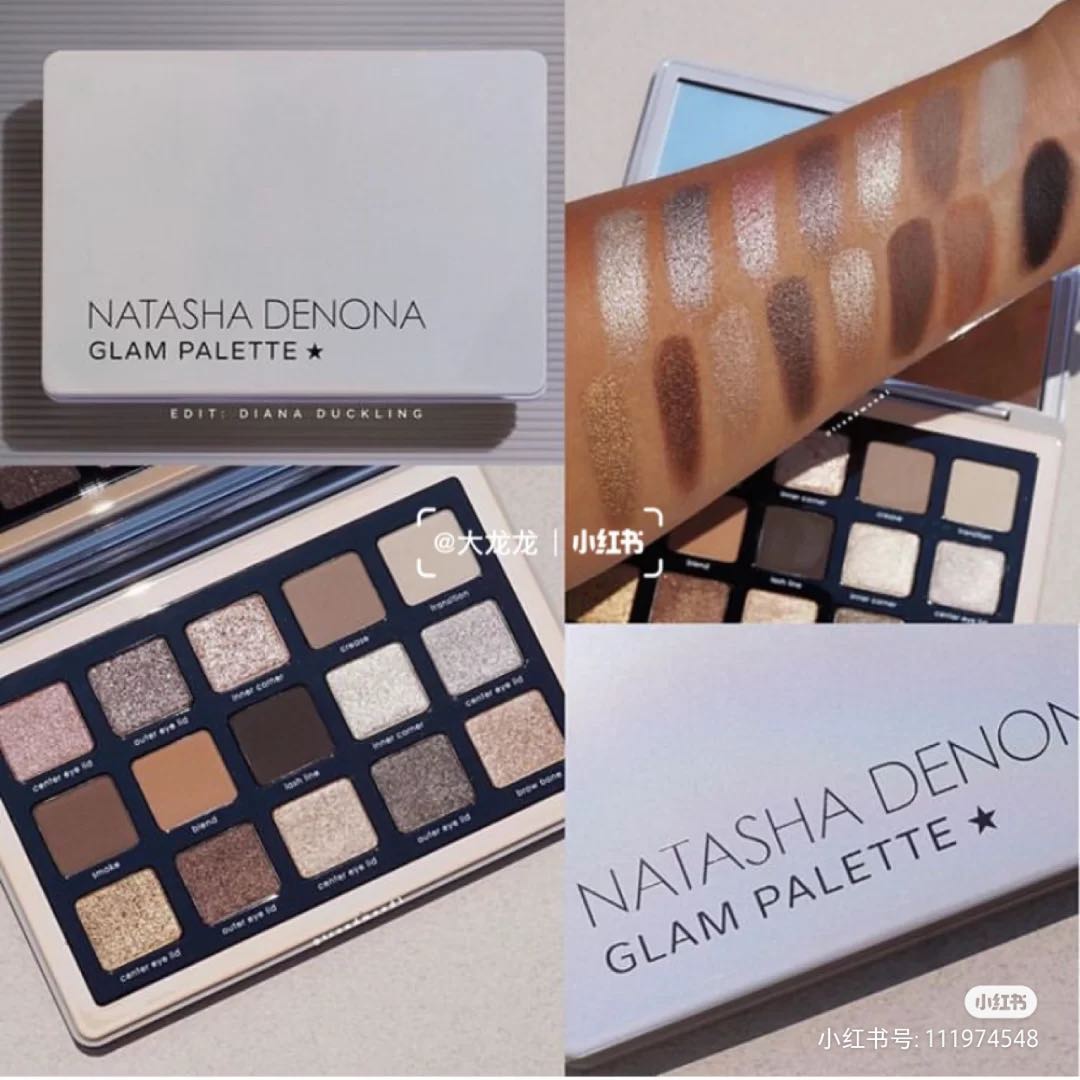 Now Natasha Denona ND new Bronze 15-color eye disk cheek facial disc glam