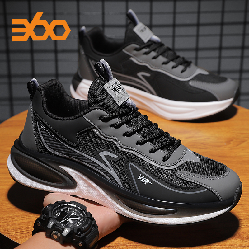 360 Genuine Men's Shoes 2026 New Sports Casual Shoes Mesh Breathable Lightweight Running Shoes 48 Large Size Leather Shoes