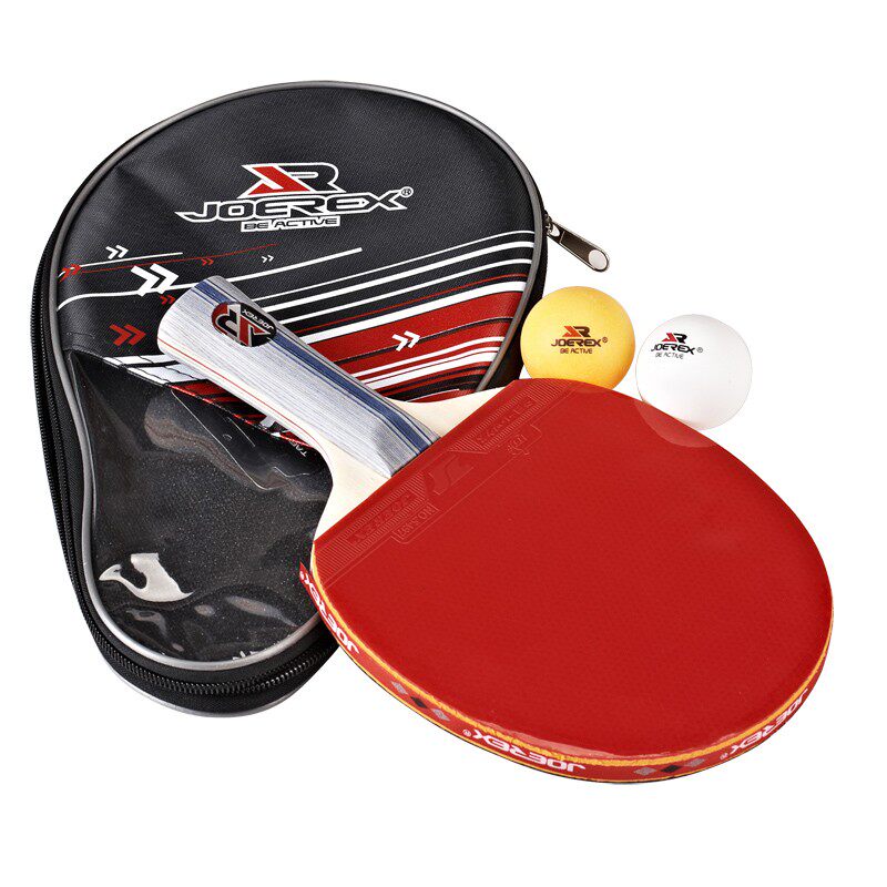 JOEREX Zoudis JTB201B Two-star table tennis racket suit (fit plate type slaloper) crossbeat giver 2 balls