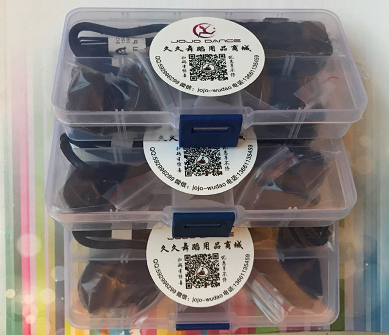 Children's ballet dance examination plate Hair net set Girls invisible plate Hair ring Wig U-shaped card Hairpin set box