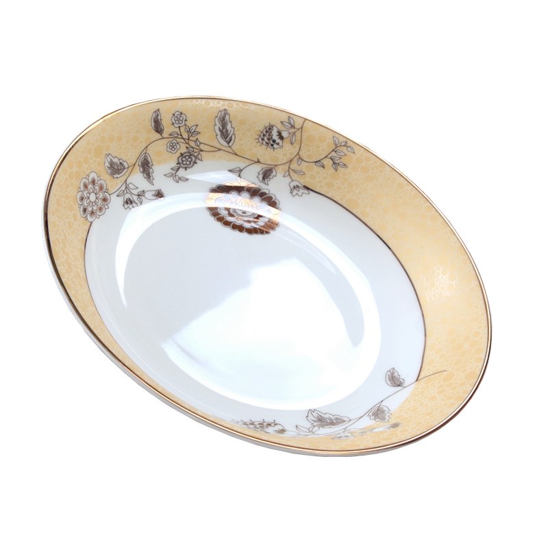 The Home plate ipads porcelain ceramic deep dish dish dish European dishes move FanPan up phnom penh 7.5 inch soup plate tableware