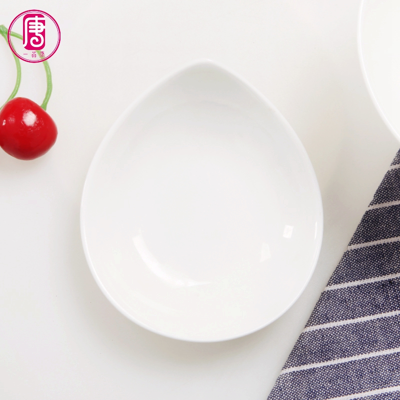 Yipin Tang Jiayong little flavor dish dip vinegar dish of white ceramic disc ipads China small plate jam sauce dish of mini small bowl