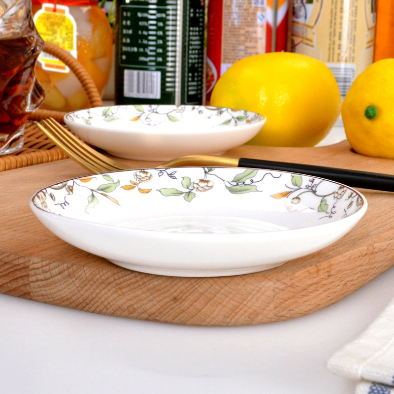 Snack dishes household ipads China 4 inches small plate ceramic dip disc disc ipads plate tableware vinegar dish of soy sauce dish taste