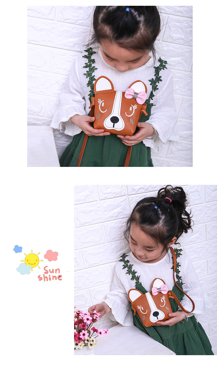 Cartoon Dog Head Shoulder Bag Image 5