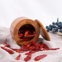 Park heart wooden chili pepper jar pepper jar kitchen seasoning jar household seasoning bottle oil salt jar chili oil