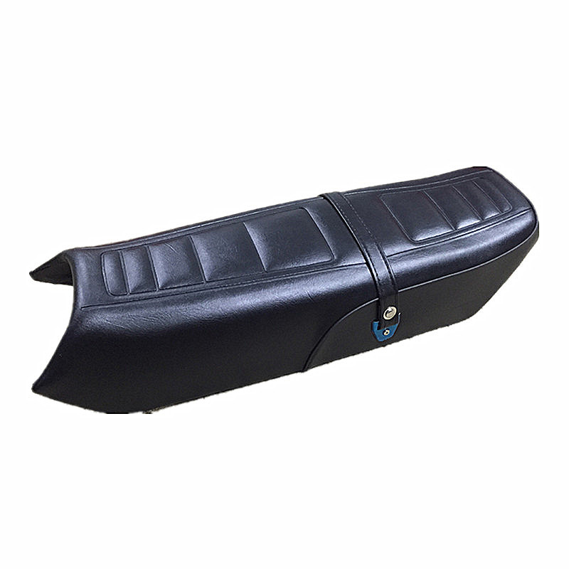 Xe máy nhẹ GT125 chỗ ngồi túi GS125 lắp ráp đệm ngồi HJ125A-khoan da báo bạc GSX125 đệm dày - Đệm xe máy yen xe may