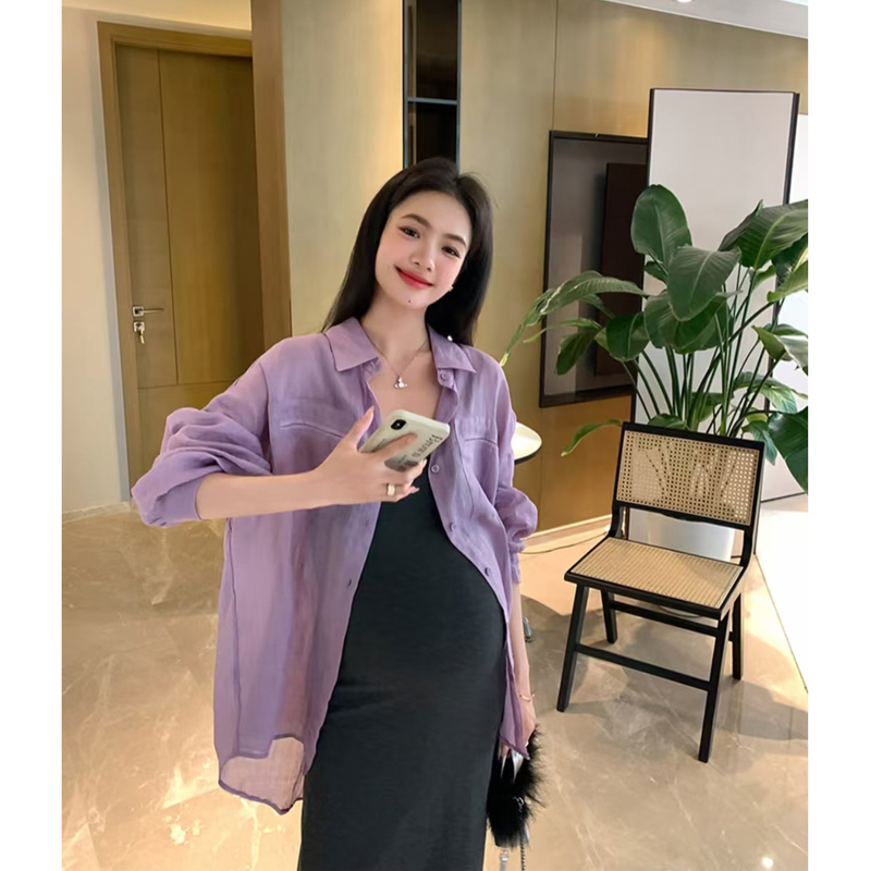 Maternity Suit 2025 Autumn and Winter New Style French Style Loose Long-Sleeved Shirt Suspender Dress Casual Two-Piece Set Maternity Suit 2025 Autumn and Winter New Style French Style Loose Long-Sleeved Shirt Suspender Dress Casual Two-Piece Set