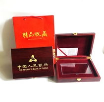 Five-edition 100 yuan commemorative banknote protection box collection box aerospace commemorative banknote single banknote wooden box packaging gift box