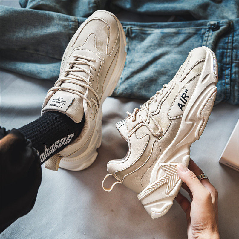 Summer 2022 new trend sports men's shoes Korean version of all-match casual ins net red students breathable dad tide shoes