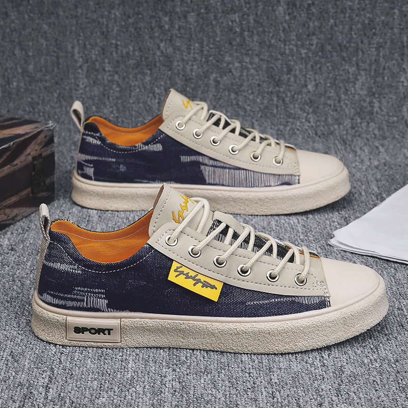 Canvas men's shoes summer breathable 2022 new trendboard shoes casual old Beijing cloth shoes driving teen tide shoes