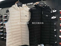 Li Ning chính hãng 2018 loạt bóng rổ nữ mới 90% ngỗng xuống áo vest AMRN026 - Áo thể thao áo khoác nam lining