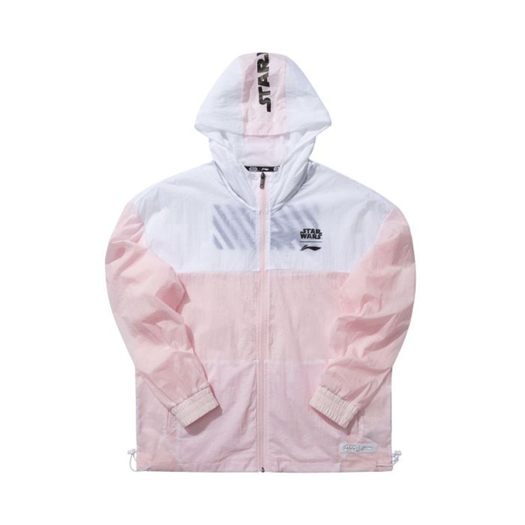 Counter 2019 Xia Li Ning Áo khoác nữ giản dị trùm đầu Áo khoác thể thao AFDP078-2-1 - Áo gió thể thao áo gió the north face