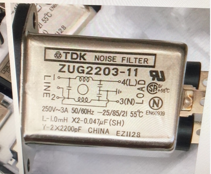 TDK original power filter ZUG2203-11 3A new EMI EMC anti-interference anti-noise