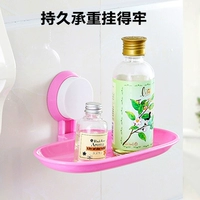 Creative Drain Double -Grid Suction Cup Plastic Bansy Room Soap Box Free Punching Wall -Absorbing Soap Disc